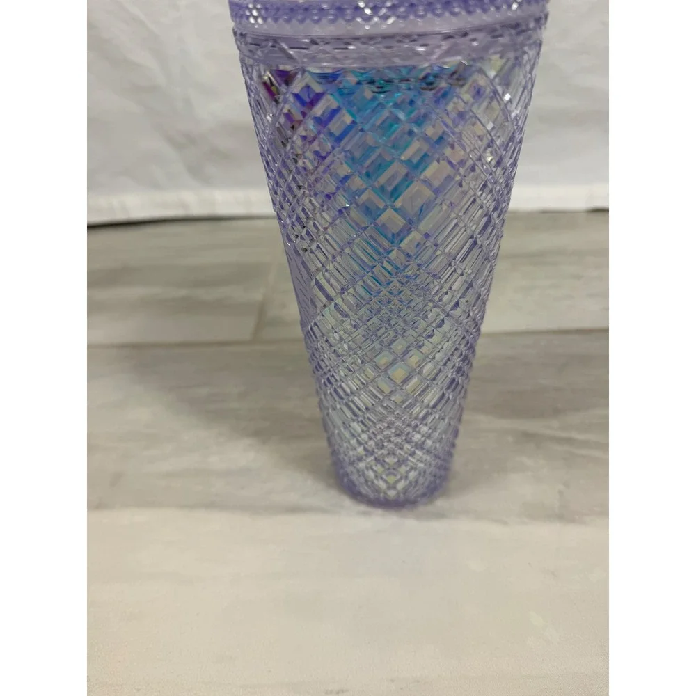Starbucks 24oz Venti Studded Cold Cup Lilac Purple Iridescent Tumbler 2021